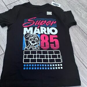 Old Navy Kids Super Mario Black Tee